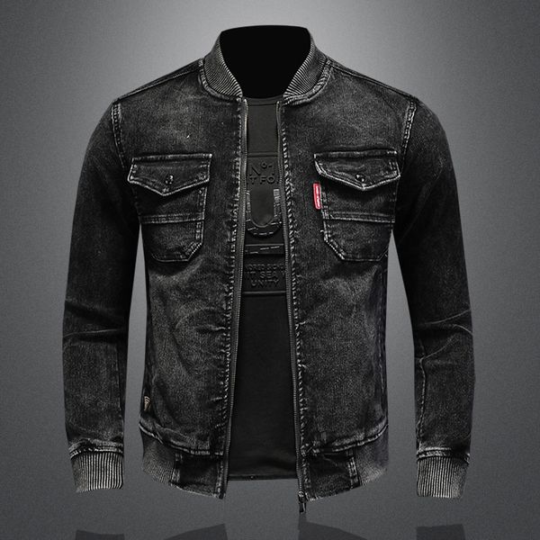 european style cross-border foreign trade baseball collar corduroy jacket mens retro washed denim jacket 96098, Black;brown
european style cross-border foreign trade baseball collar corduroy jacket mens retro washed denim jacket 96098, Black;brown