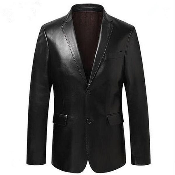 men suit jacket sheepskin jackets slim outerwear men's genuine leather suit real sheepskin blazer black blue wine red s14czf14011
men suit jacket sheepskin jackets slim outerwear men's genuine leather suit real sheepskin blazer black blue wine red s14czf14011