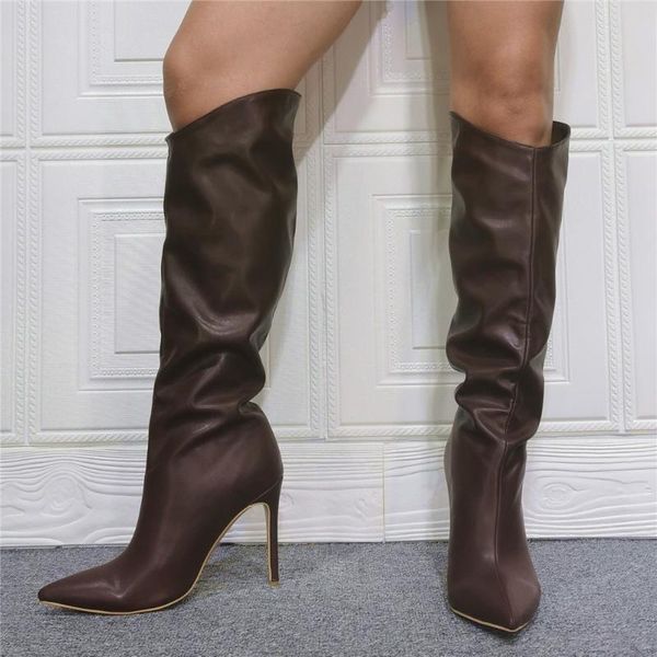 boots botas mujer autumn winter high heels shoes for woman knee pointed toe goth female thigh botines plus size, Black
boots botas mujer autumn winter high heels shoes for woman knee pointed toe goth female thigh botines plus size, Black
