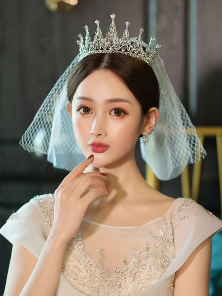 water dance a4179 european style diamond bridal headdress princess crown wedding dress accessories, Silver
water dance a4179 european style diamond bridal headdress princess crown wedding dress accessories, Silver