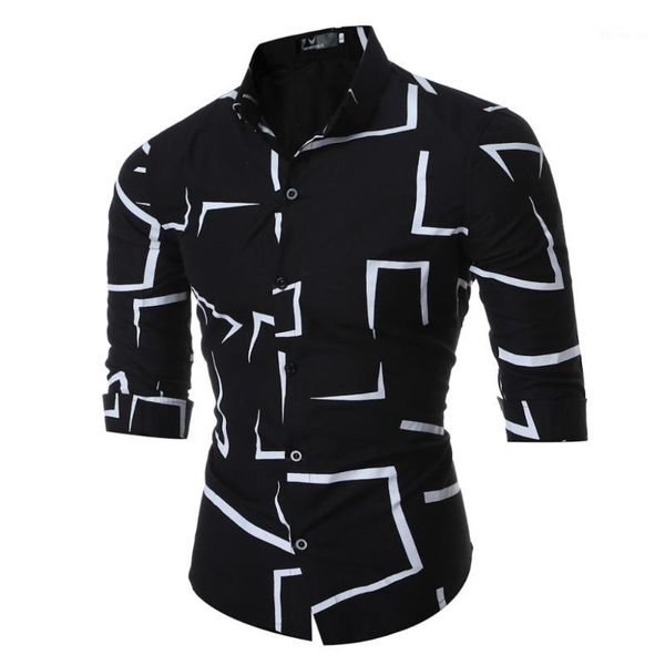 wsgyj men shirt 2019 brand fashion slim geometric print long sleeve casual shirts men business social white clothing1, White;black
wsgyj men shirt 2019 brand fashion slim geometric print long sleeve casual shirts men business social white clothing1, White;black