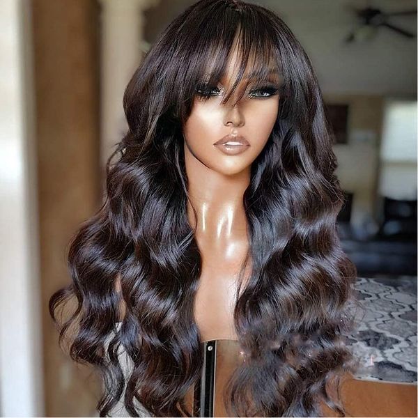 lx brand synthetic body wave lace wigs with bangs black lace frontal heat resistant fiber glueless wig for women daily usefactory direct
lx brand synthetic body wave lace wigs with bangs black lace frontal heat resistant fiber glueless wig for women daily usefactory direct