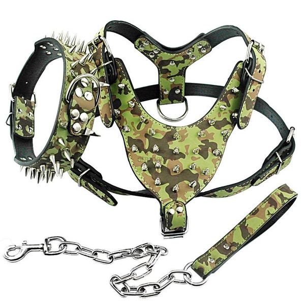 spiked studded leather dog pet collar harness leash 3pcs set walking pitbull boxer for medium la bbybrf
spiked studded leather dog pet collar harness leash 3pcs set walking pitbull boxer for medium la bbybrf