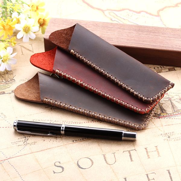 genuine leather pen pouch holder vintage retro fountain ballpoint pens bag stationery pencil case supplies
genuine leather pen pouch holder vintage retro fountain ballpoint pens bag stationery pencil case supplies