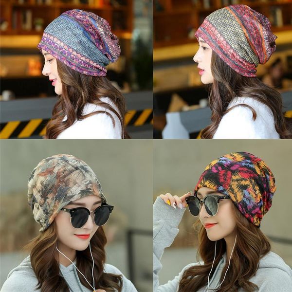 

beanie/skull caps bandana head wrap scarf paisley floral stretch cotton face handkerchief scarves print neck cover turban hat hair accessori, Blue;gray