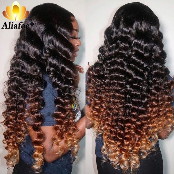 aliafee malaysia loose deep wave wigs curly lace frontal human hair wigs honey blonde ombre color lace wig pre plucked for women, Black;brown
aliafee malaysia loose deep wave wigs curly lace frontal human hair wigs honey blonde ombre color lace wig pre plucked for women, Black;brown
