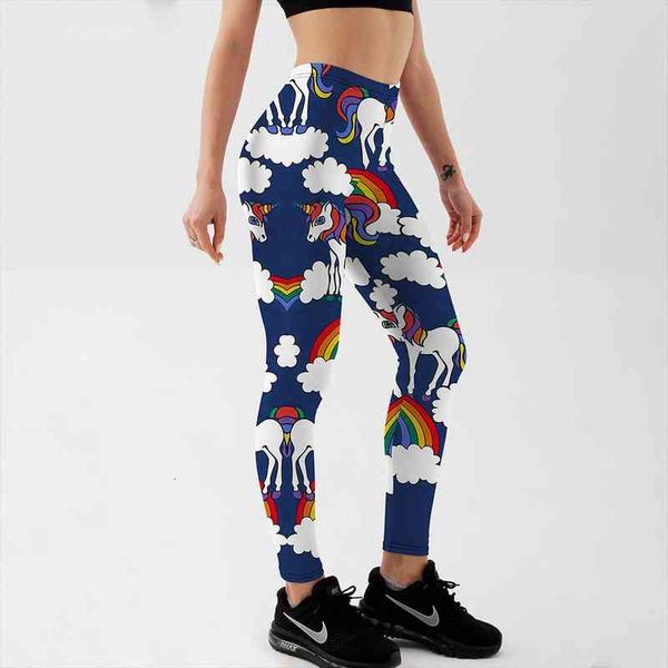 Sexy Women Leggings Printed Cartoon Rainbow God Horse Cloud Legging Slim High Waist Push Up Fitness Leggings, Black
Sexy Women Leggings Printed Cartoon Rainbow God Horse Cloud Legging Slim High Waist Push Up Fitness Leggings, Black