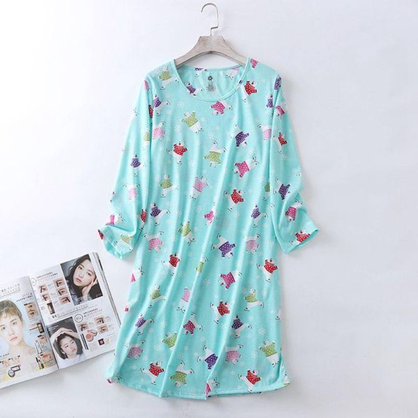 women's sleepwear brand designer homewear women casual cartoon nightgown ladies 100%cotton nightdress female round collar plus size sle, Black;red
women's sleepwear brand designer homewear women casual cartoon nightgown ladies 100%cotton nightdress female round collar plus size sle, Black;red