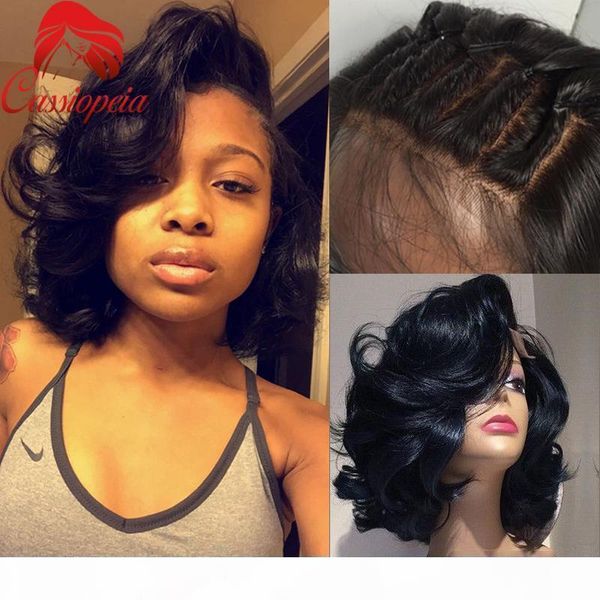 wave bob full lace wigs for black women glueless malaysian virgin human hair lace front wig with baby hair glueless left part wig, Black;brown
wave bob full lace wigs for black women glueless malaysian virgin human hair lace front wig with baby hair glueless left part wig, Black;brown