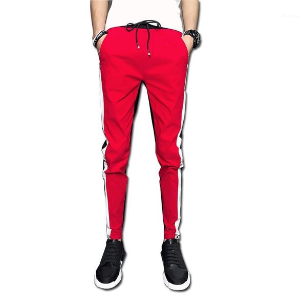 men casual pants red black patchwork color hip hop trousers elastic waist streetswear men pants1
men casual pants red black patchwork color hip hop trousers elastic waist streetswear men pants1