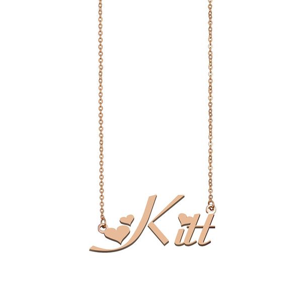 kitt name necklace custom nameplate pendant for women girls birthday gift kids friends jewelry 18k gold plated stainless steel, Silver
kitt name necklace custom nameplate pendant for women girls birthday gift kids friends jewelry 18k gold plated stainless steel, Silver
