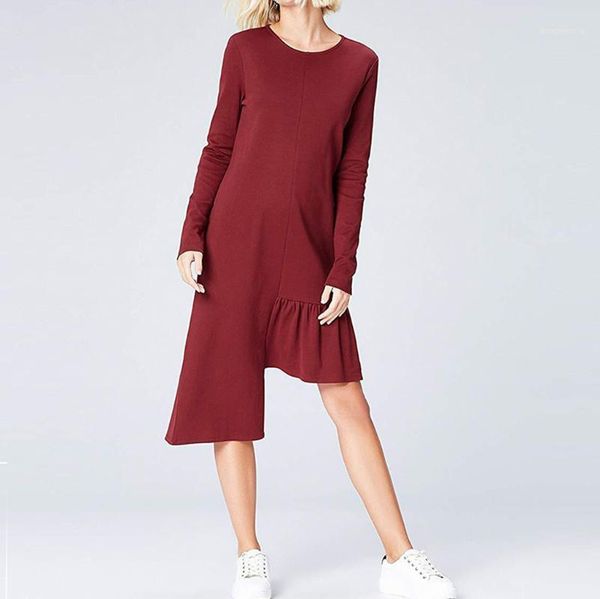 fashion new 2020 women's fashion pleated stitching loose long sleeve irregular dress women pleated stitching loose1, Black;gray
fashion new 2020 women's fashion pleated stitching loose long sleeve irregular dress women pleated stitching loose1, Black;gray