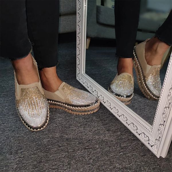 2021 new women fashion spring autumn bling flats slip-on breathable casual ladies comfortable platfrom outdoor shoes 1gar, Black
2021 new women fashion spring autumn bling flats slip-on breathable casual ladies comfortable platfrom outdoor shoes 1gar, Black
