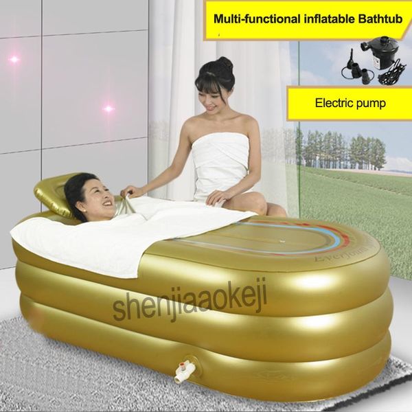 bathing tubs & seats 1pc single inflatable bathtub thicken folding home spa plastic insulation with cushion+electric pump
bathing tubs & seats 1pc single inflatable bathtub thicken folding home spa plastic insulation with cushion+electric pump