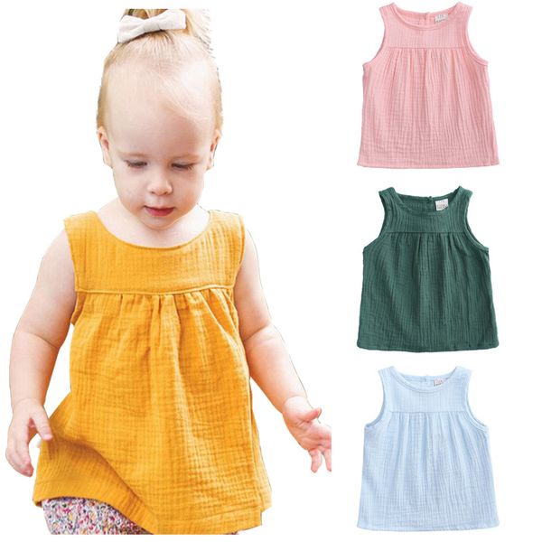 baby girls vest solid colors cotton linen infant sleeveless pullover toddler candy colors clothes kids leisure outfits 06210130, Blue
baby girls vest solid colors cotton linen infant sleeveless pullover toddler candy colors clothes kids leisure outfits 06210130, Blue