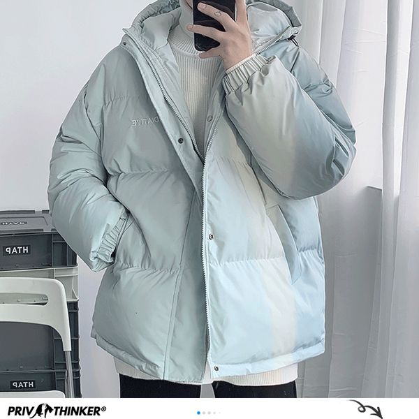 privathinker korean 2020 winter warm jackets men parkas women oversized outwear solid color hooded thicken coats parka, Black
privathinker korean 2020 winter warm jackets men parkas women oversized outwear solid color hooded thicken coats parka, Black