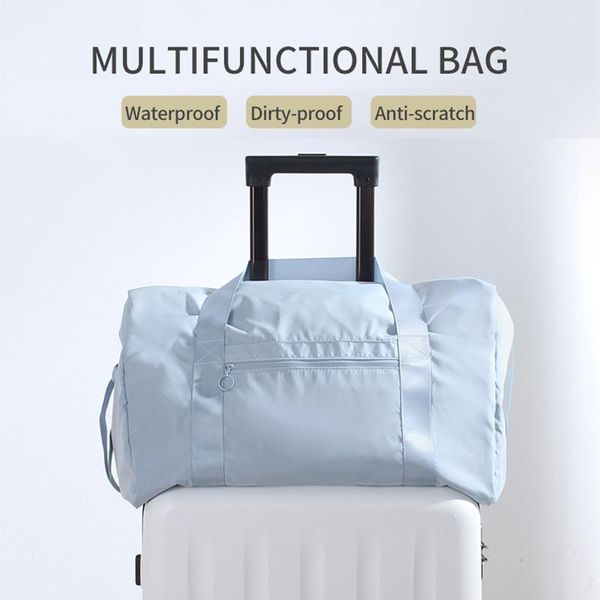 2021 new outdoor foldable travel messenger bag fashion girls sports gym bags training handbag xa526f