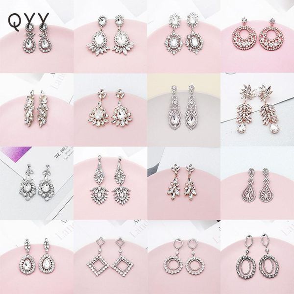 dangle & chandelier qyy est austrian crystal wedding earrings bridal water drop earring long fashion jewelry ers-j30081, Silver
dangle & chandelier qyy est austrian crystal wedding earrings bridal water drop earring long fashion jewelry ers-j30081, Silver