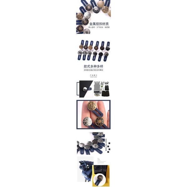 sewing buttons adjustable disassembly retractable jeans waist button metal extended buckles pant waistband expan jllcty, Blike;white
sewing buttons adjustable disassembly retractable jeans waist button metal extended buckles pant waistband expan jllcty, Blike;white