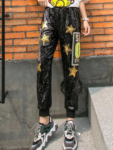 women's pants & capris spring loose women 2021 hip hop streetwear oversized leisure cartoon star trousers sequin patchwork sweatpants1, Black;white
women's pants & capris spring loose women 2021 hip hop streetwear oversized leisure cartoon star trousers sequin patchwork sweatpants1, Black;white