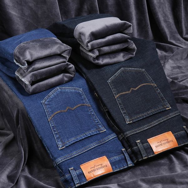 2021 new thick veet pants warm casual fleece trousers male winter overweight jeans blue black regular fit stretch nql6
2021 new thick veet pants warm casual fleece trousers male winter overweight jeans blue black regular fit stretch nql6