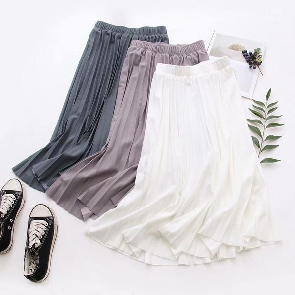 2020 summer a-line pleated high waist elegant pink skirt casual clothes faldas jupe femme saia women midi skirts1, Black
2020 summer a-line pleated high waist elegant pink skirt casual clothes faldas jupe femme saia women midi skirts1, Black