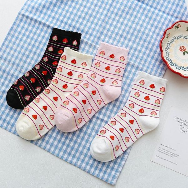socks & hosiery japanese korean style strawberry woman streetwear cute pink cotton kawaii for ladies winter autumn calcetines 62, Black;white
socks & hosiery japanese korean style strawberry woman streetwear cute pink cotton kawaii for ladies winter autumn calcetines 62, Black;white