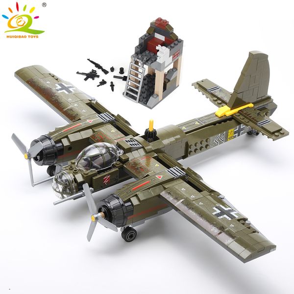 huiqibao 559pcs military ju-88 bombing plane building block ww2 helicopter army weapon soldier model bricks kit toy for children 1008
huiqibao 559pcs military ju-88 bombing plane building block ww2 helicopter army weapon soldier model bricks kit toy for children 1008