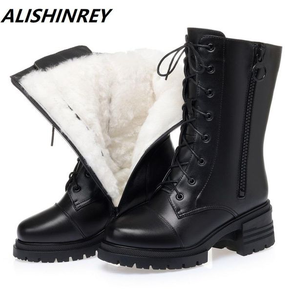 boots alishinrey women genuine leather 2021 high heel thick wool warm ladies winter platform, Black
boots alishinrey women genuine leather 2021 high heel thick wool warm ladies winter platform, Black
