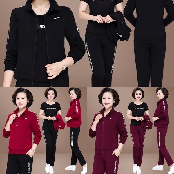 hveip western sportswear large size middle-aged mom spring and autumn new three-piece style coat middle-aged casual coat coatsuit lhwus, Gray
hveip western sportswear large size middle-aged mom spring and autumn new three-piece style coat middle-aged casual coat coatsuit lhwus, Gray