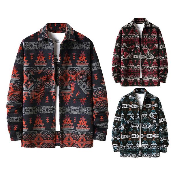 2020 autumn and winter new fashion european size mens casual plaid long sleeve shirt retro printed shirt men, Black;brown
2020 autumn and winter new fashion european size mens casual plaid long sleeve shirt retro printed shirt men, Black;brown
