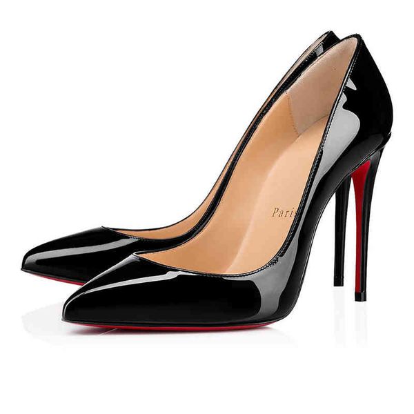 classic women red bottoms high heels patent leather pointy toe dress shoes luxury shallow mouth sole wedding follies, Black
classic women red bottoms high heels patent leather pointy toe dress shoes luxury shallow mouth sole wedding follies, Black