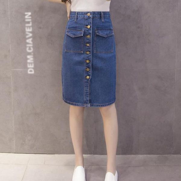 2021 new spring summer women vintage denim skirts korean style high waist buttons pocket straight short jeans skirts office lady, Black
2021 new spring summer women vintage denim skirts korean style high waist buttons pocket straight short jeans skirts office lady, Black