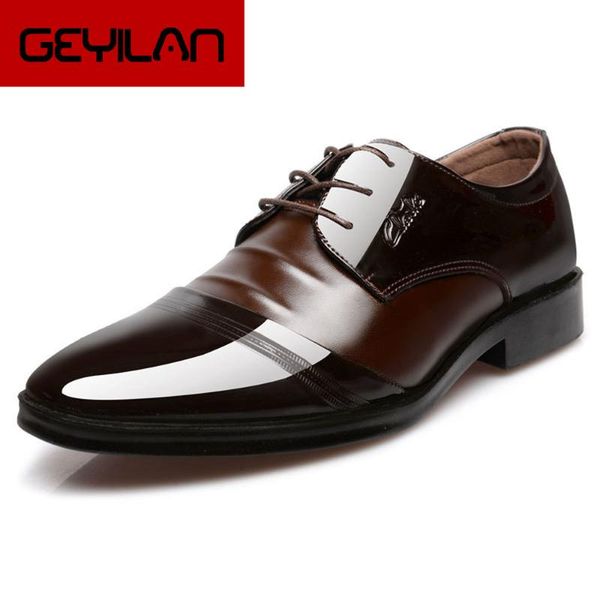 new patient leather men formal shoes lace-up pointed toes office shoes for male sapato social masculino, Black
new patient leather men formal shoes lace-up pointed toes office shoes for male sapato social masculino, Black