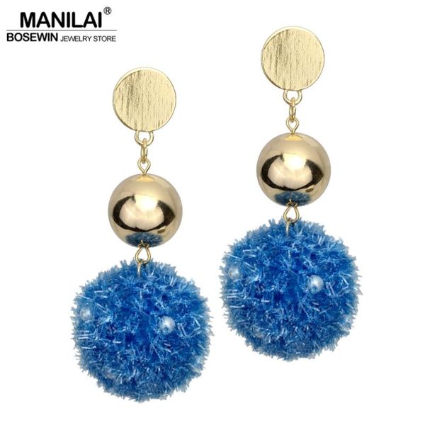 dangle & chandelier manilai fashion jewelry women charm drop long earrings statement big gold color ball pom brincos pendientes, Silver
dangle & chandelier manilai fashion jewelry women charm drop long earrings statement big gold color ball pom brincos pendientes, Silver