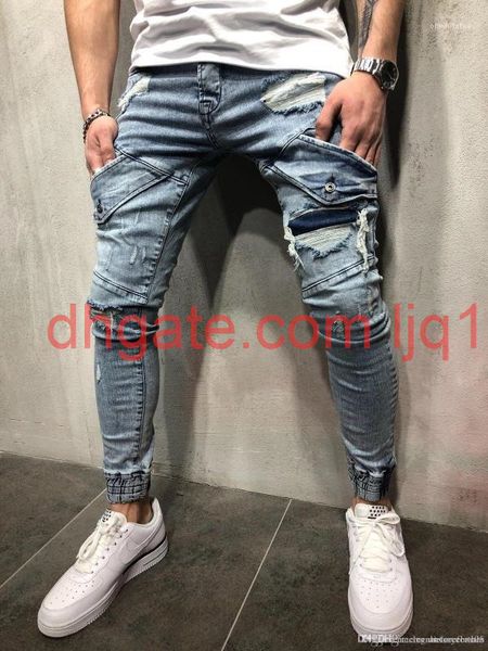 denim blue jeans spring autumn trousers ripped draped pockets designer jean pants mens designer biker
denim blue jeans spring autumn trousers ripped draped pockets designer jean pants mens designer biker