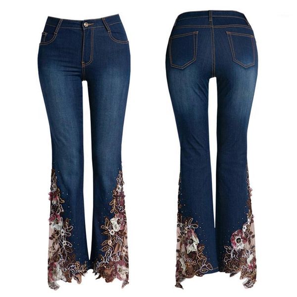 brand flare pants 2020 skinny high waist jeans women streetwear beading embroidery flower blue pants female sweet plus size 381
brand flare pants 2020 skinny high waist jeans women streetwear beading embroidery flower blue pants female sweet plus size 381