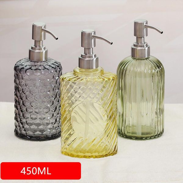 450ml hand lotion dispenser press glass liquid dispenser bottle large capacity squeeze cosmetic shower gel pressing bottle
450ml hand lotion dispenser press glass liquid dispenser bottle large capacity squeeze cosmetic shower gel pressing bottle