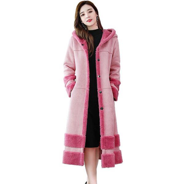 female winter hair jacket loose fur a new medium length thicken with casual lamb wool coat more size r339 yn70, Black
female winter hair jacket loose fur a new medium length thicken with casual lamb wool coat more size r339 yn70, Black