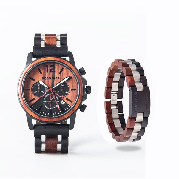 dodo deer men's stainless steel wood watch bracelet custom jewelry bracelet watch unique male ornament c15-1 s01-3, Slivery;brown
dodo deer men's stainless steel wood watch bracelet custom jewelry bracelet watch unique male ornament c15-1 s01-3, Slivery;brown