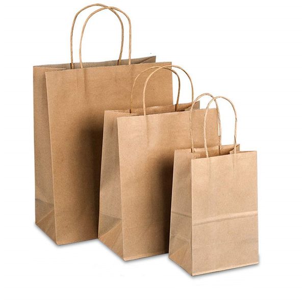 recycled kraft paper tote gift bag portable brown matte bags for gifts weddings and shopping
recycled kraft paper tote gift bag portable brown matte bags for gifts weddings and shopping