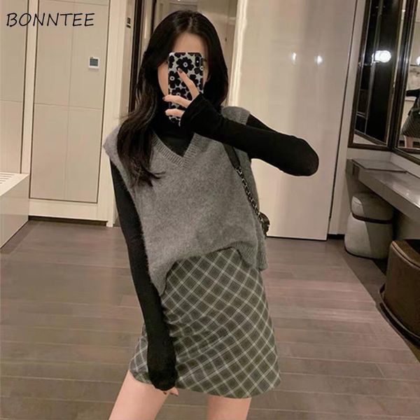 women's vests sweater vest women chic cropped all-match elegant retro trendy ulzzang female knitwear simple v-neck daily ladies clothin, Black;white
women's vests sweater vest women chic cropped all-match elegant retro trendy ulzzang female knitwear simple v-neck daily ladies clothin, Black;white