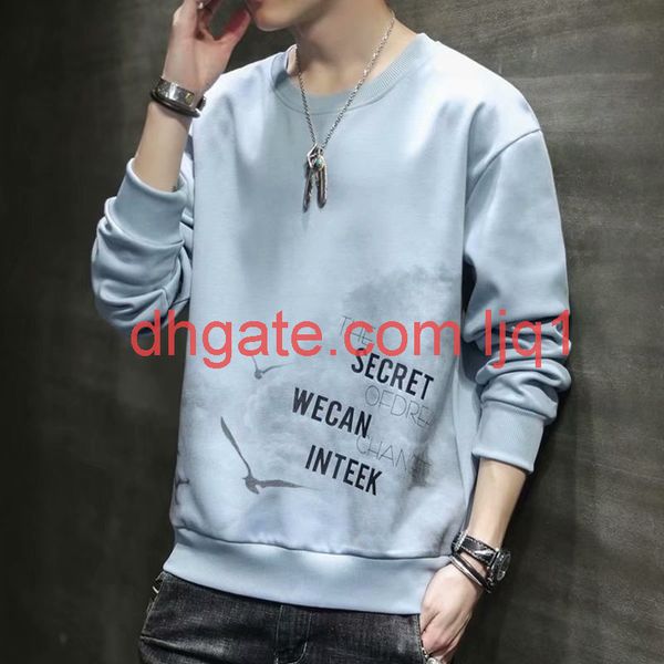 men's round neck pullover long sleeve t-shirt backing shirt with plush thickening korean youth men's sweater, Black
men's round neck pullover long sleeve t-shirt backing shirt with plush thickening korean youth men's sweater, Black