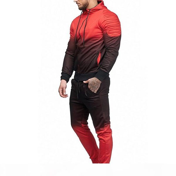 autumn winter men tracksuit set with zipper hoodies jacket outwear workout joggers blue gray tracksuits -3xl
autumn winter men tracksuit set with zipper hoodies jacket outwear workout joggers blue gray tracksuits -3xl