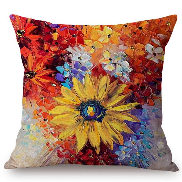 sunflower oil painting hydrangea summer lily wild flowers oil painting decoration throw pillow case linen sofa cushion cover
sunflower oil painting hydrangea summer lily wild flowers oil painting decoration throw pillow case linen sofa cushion cover