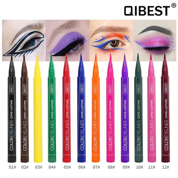 12 color eyeliner liquid waterproof easy to wear make up matte eye liner blue red green white gold brown eyline
12 color eyeliner liquid waterproof easy to wear make up matte eye liner blue red green white gold brown eyline