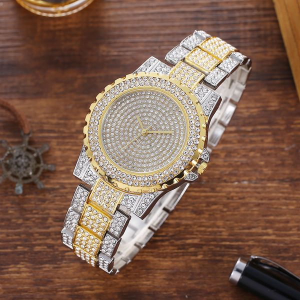 fashion luxury trendy grace full diamond diamond steel strap quartz watch bracelet (2pcs/set) fashion design, Slivery;brown
fashion luxury trendy grace full diamond diamond steel strap quartz watch bracelet (2pcs/set) fashion design, Slivery;brown