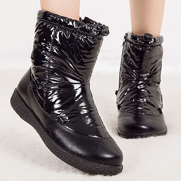 female boots winter waterproof women's zipper platform shoes keep warm woman shoes footwears women boots zapatos de mujer, Black
female boots winter waterproof women's zipper platform shoes keep warm woman shoes footwears women boots zapatos de mujer, Black