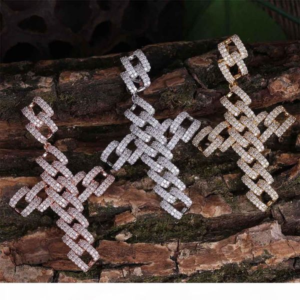 hip hop gold sliver rosegold curb cuban chain cz cross pendant necklace micro pave zircon iced out jewelry, Silver
hip hop gold sliver rosegold curb cuban chain cz cross pendant necklace micro pave zircon iced out jewelry, Silver