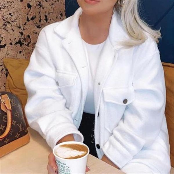 women fashion long sleeve lapel coat casual long sleeve solid color button jacket autumn winter outwear, Black;brown
women fashion long sleeve lapel coat casual long sleeve solid color button jacket autumn winter outwear, Black;brown